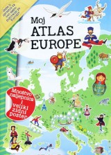 Moj atlas Europe - Mnoštvo naljepnica i veliki zidni poster