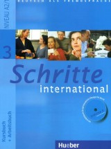 Schritte 3 international - Kursbuch + Arbeitsbuch, Niveau A2/1, sa CD - om