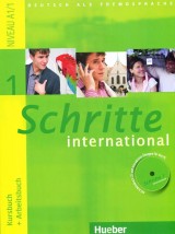 Schritte 1 international - Kursbuch + Arbeitsbuch, Niveau A1/1, sa CD - om