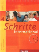 Schritte 4 international - Kursbuch + Arbeitsbuch, Niveau A2/2, sa CD - om