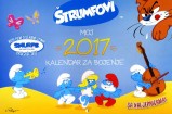 Štrumfovi - Moj kalendar za bojenje 2017.