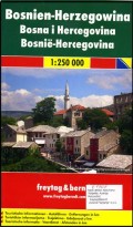 Auto + turistička karta Bosne i Hercegovine